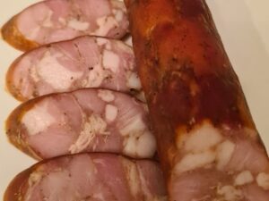 Рубленая варено копченая