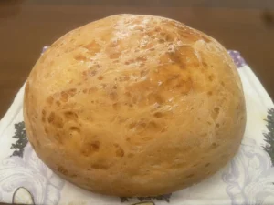Подовый пшеничный домашний хлеб